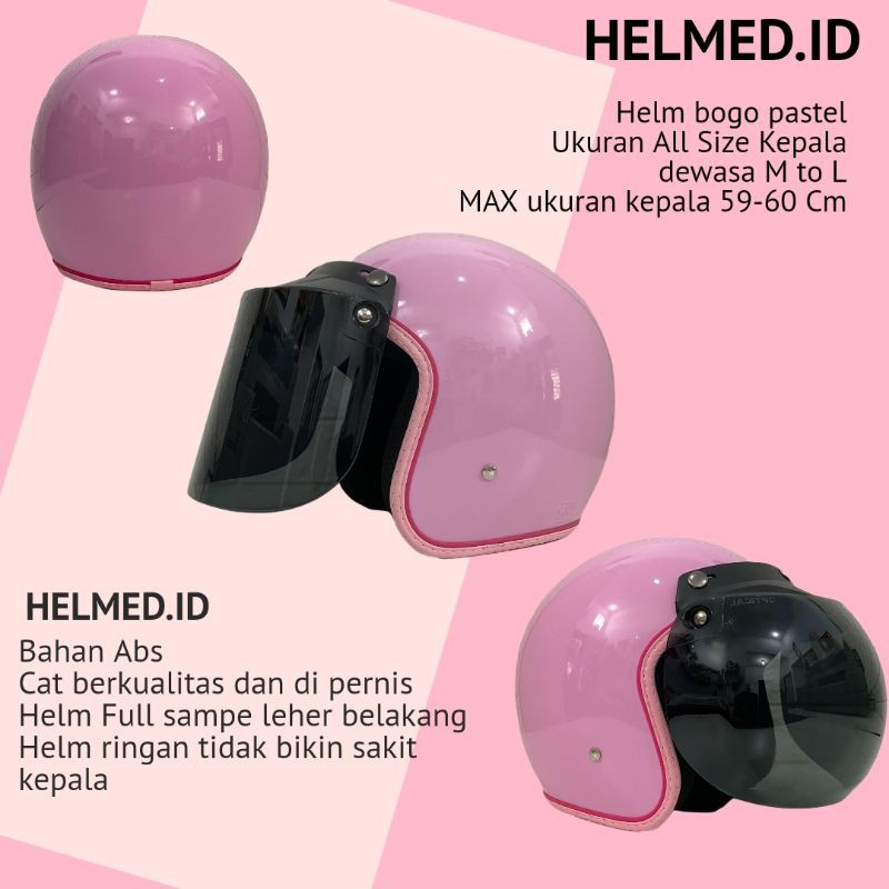 

helmretrowanitahijaberpastelpink3