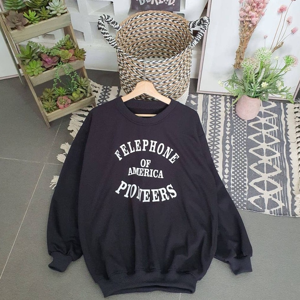 Sweatshirt Felephone White and black colors Bisa COD