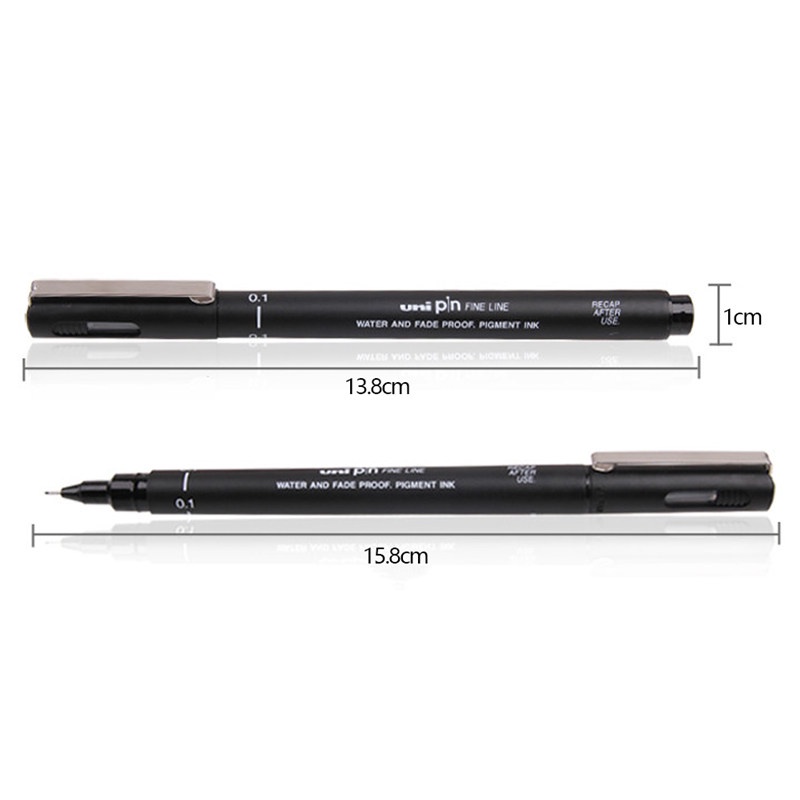 TK 1pc Uni Pin Drawing Pen Fine Line 005 01 02 03 05 08 Needle Pen