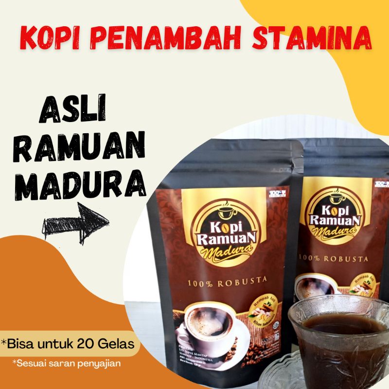 Jual Kopi Ramuan Madura Kopi Rempah Penambah Stamina Pria Jantan Asli Madura Shopee Indonesia