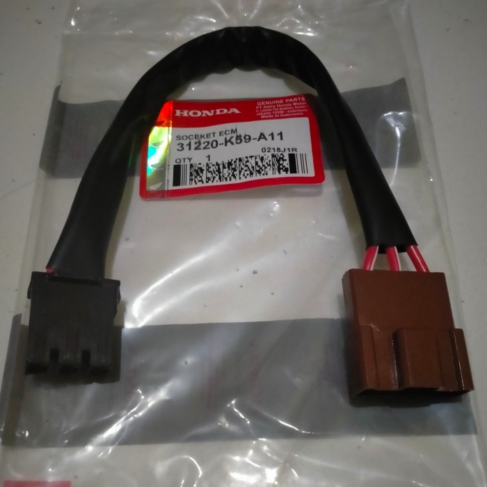 Kabel Socket Socket Ecu Ecm Cdi Vario 125, Vario 150, Ori