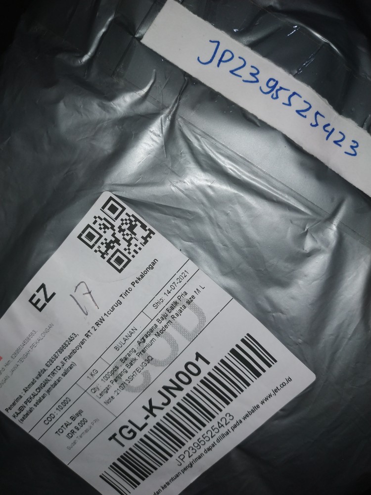 Kemeja Batik Lengan Panjang Size M L Xl Xxl Xxxl