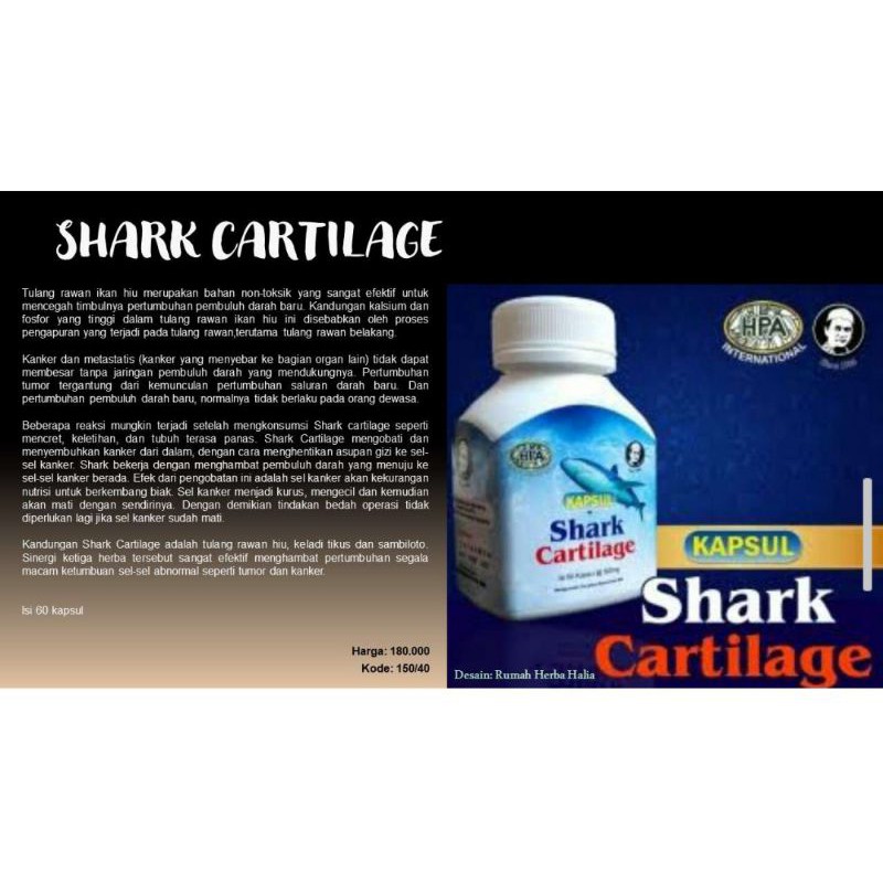 Jual SHARK CARTILAGE | Shopee Indonesia