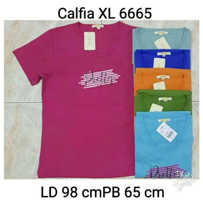 Kaos Wanita Calfia size XL