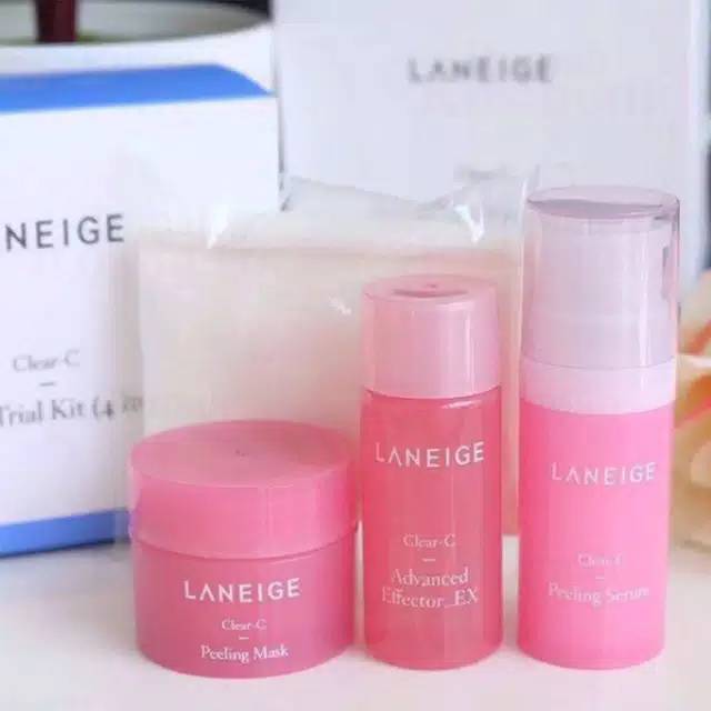 [CMI-BANDUNG] Laneige Clear C Peeling Trial Kit - Laneige Clear C Advance Effector Travel Size