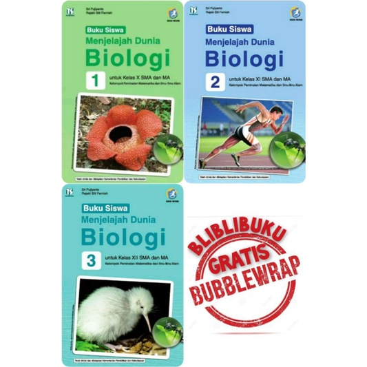 Jual Biologi SMA Kelas 10 11 12 X XI XII Kurikulum 2013 Revisi Tiga ...