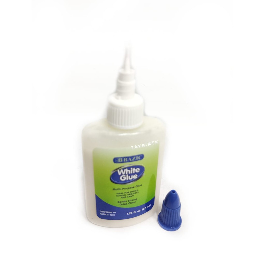 

LEM KAYU LEM PUTIH KAYU 37 ML BAZIC KERAJINAN TANGAN PRAKARYA SERBAGUNA WHITE GLUE