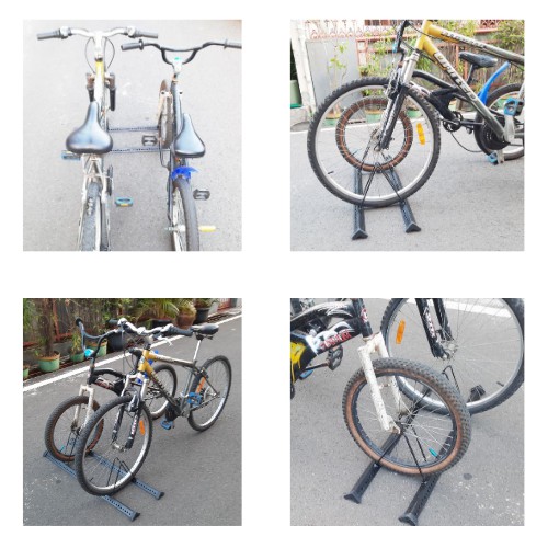 Standar Parkir 2 Sepeda Bike Stand Paddock 2