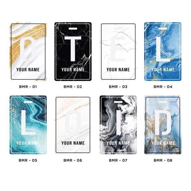 

Bag Tag Custom | Marble | BMR 01 - 08