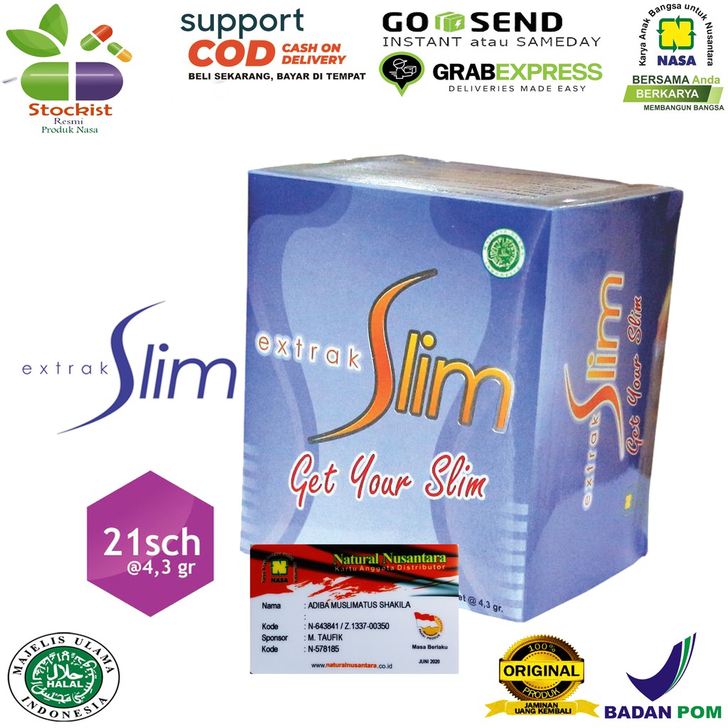 Ene Eselim Herbal Nasa Penurun Berat Badan / Stockist Resmi Produk Nasa