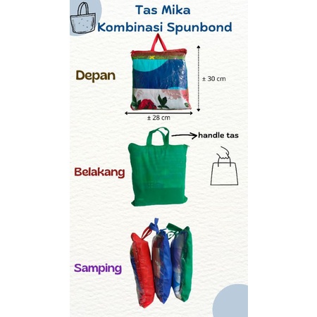 

Tas Mika Spunbond ±28×30 cm