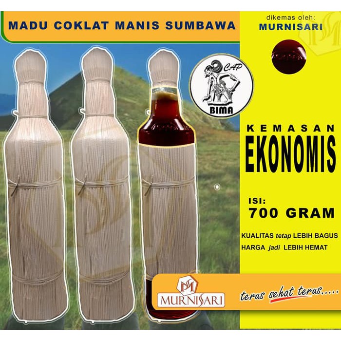 

Madu Botol Coklat Manis Sumbawa cap Bima 700 gram - MMD890