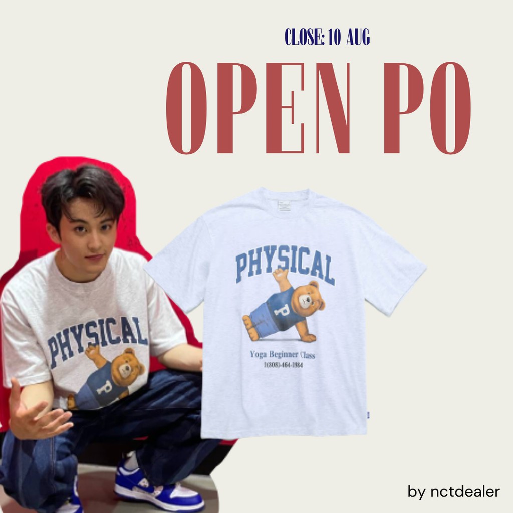 PELUNASAN NCT MARK PHYSICAL BEAR TEE OFFICIAL