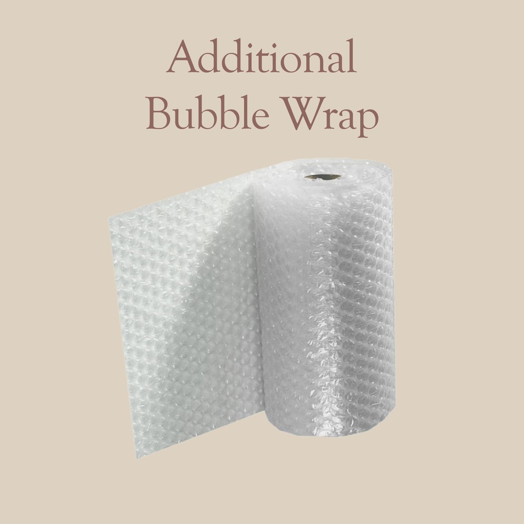 

Tambahan Packing Bubble Wrap dan Pita Untuk Gift / Kado