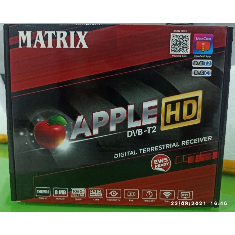 STB TV DIGITAL Matrix set top box digital tv receiver DVB-T2 tabung terbaik android tv berkualitas b