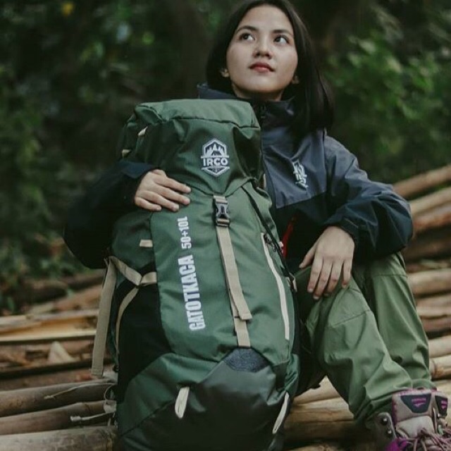 Tas Carrier Gunung 50L - Ransel Hiking Trekking - Outdoor Backpack / Daypack - Free Rain Cover