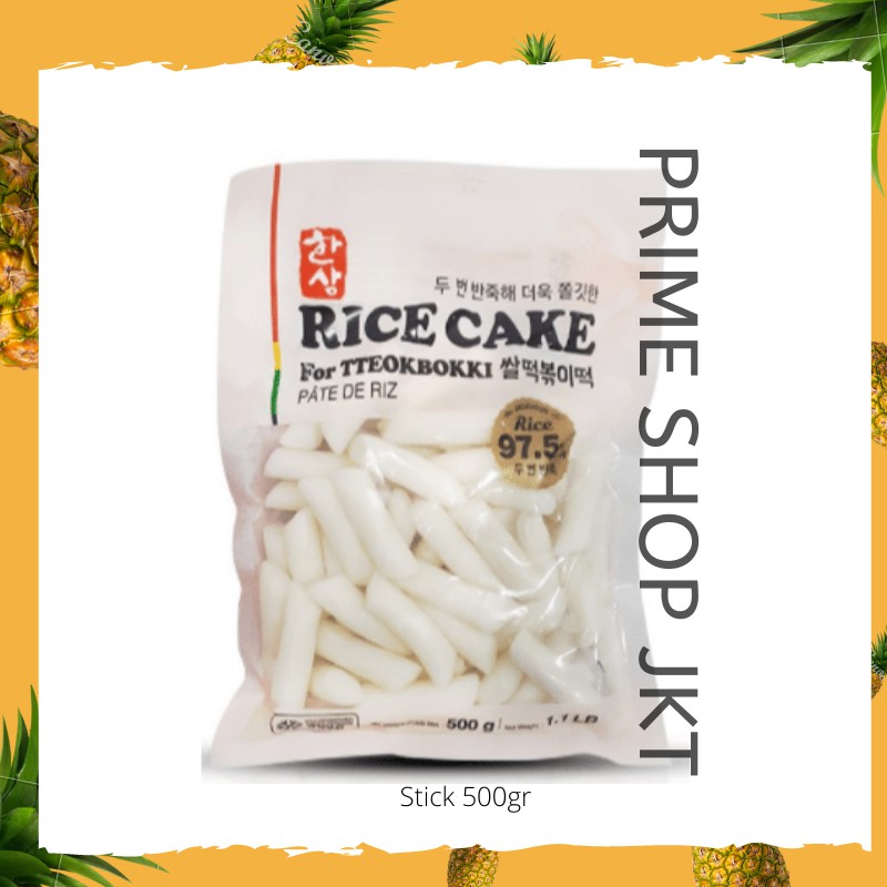 

Topoki Korea Tteobokki Rice Cake Stick 500gr no bumbu
