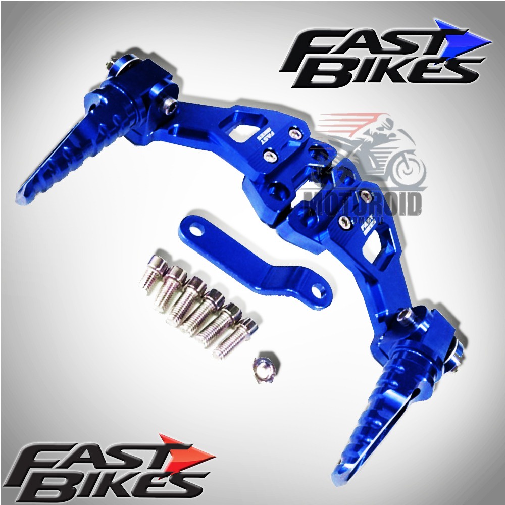 FASTBIKES 9009A FOOTSTEP FOOT STEP GANTUNG BELAKANG PIJAKAN INJAKAN SATRIA FU 150 FULL CNC