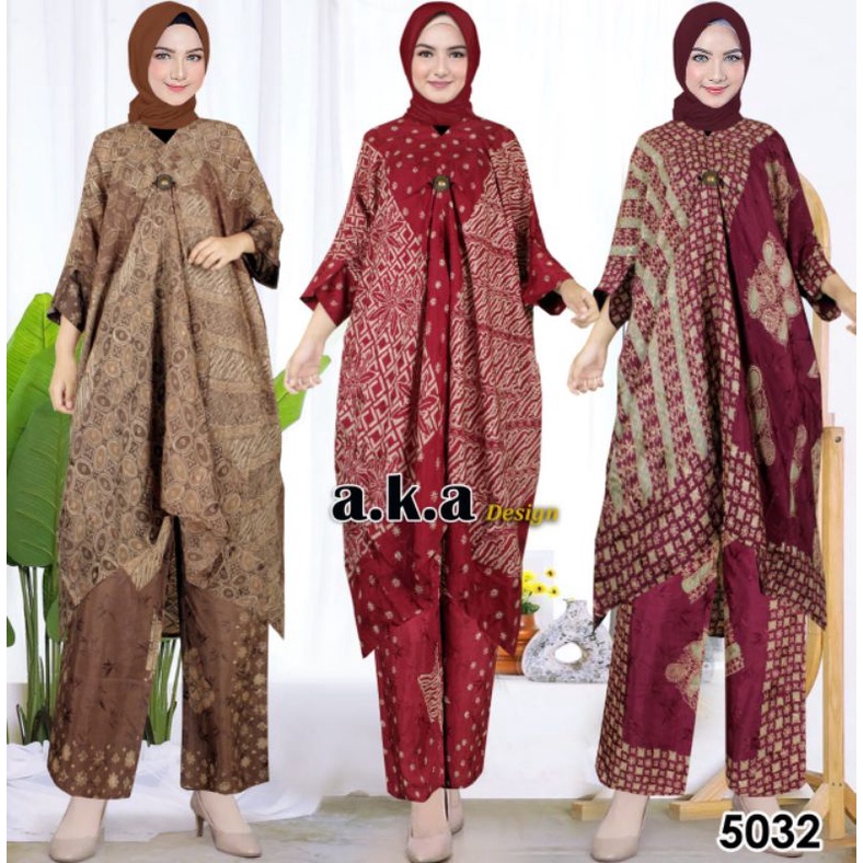 Setelan batik wanita//set celana batik viskoss//batik viskos kondangan//batik viskos premium