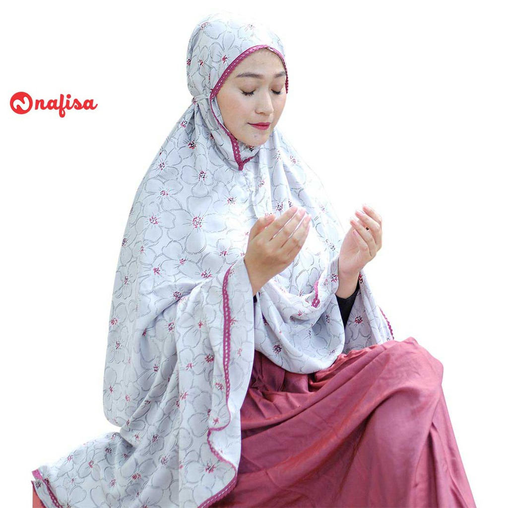 Mukena Motif Nafisa Madina | Mukena Maxmara One Set Mukena Kualitas Premium Mukena Original Nafisa