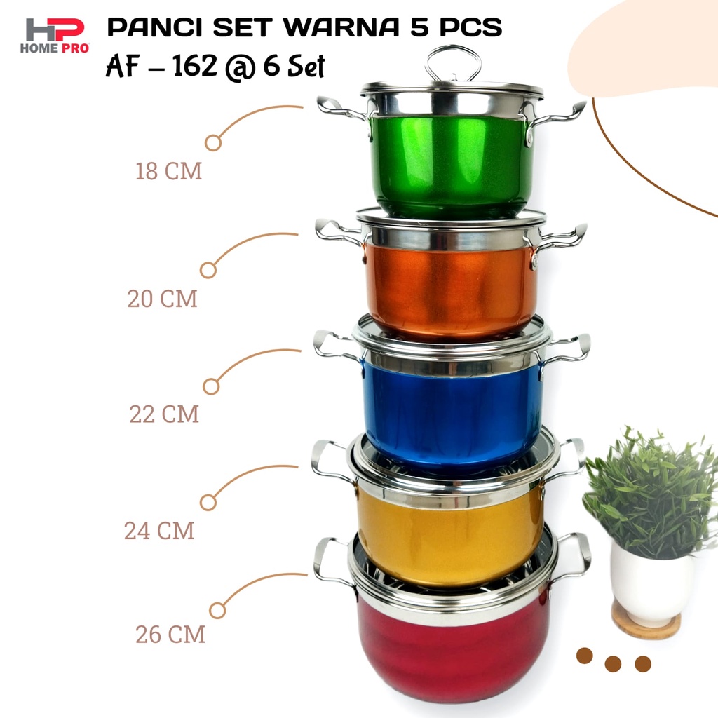 Rapa Panci Set Warna Korean Hight Pot
