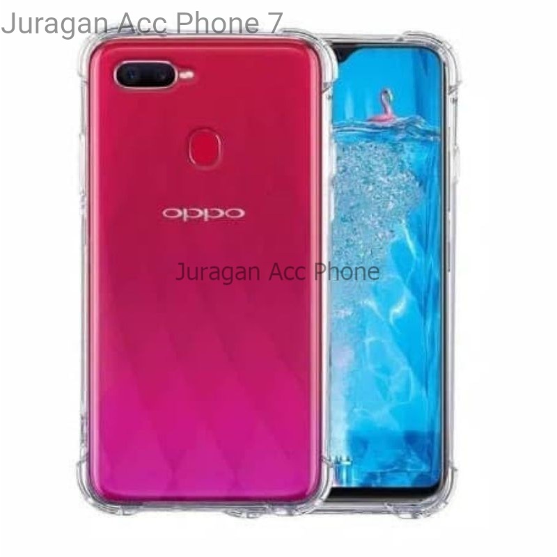 Case Anticrack Soft Case Bening Anti Shock Oppo A7 Casing Silikon Anti Crack   Oppo A7 Original