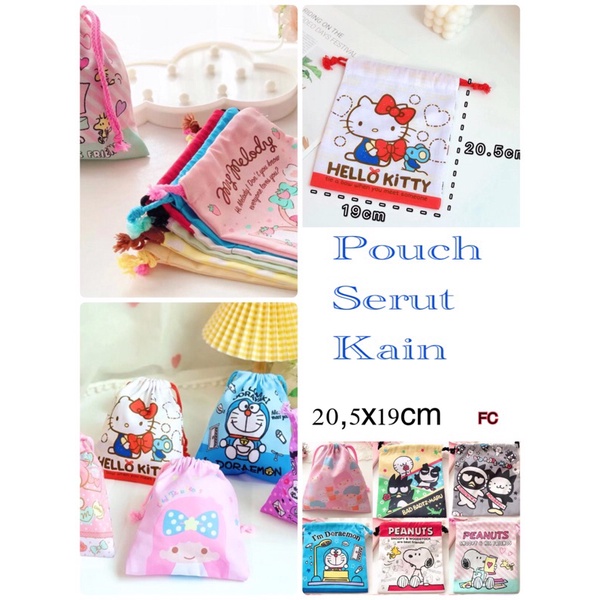 Pouch Serut Kain Tas serut