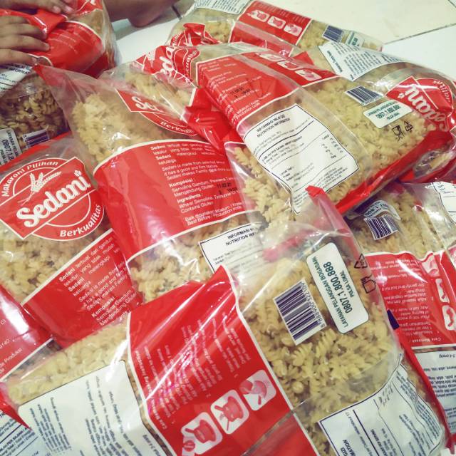 

Makaroni spiral mentah 1kg
