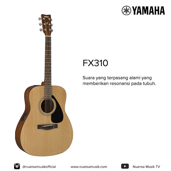 PROMO Yamaha Gitar Akustik Elektrik FX310 / FX-310 / FX 310