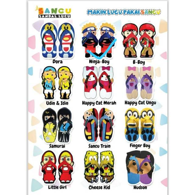 Sancu/sandal lucu