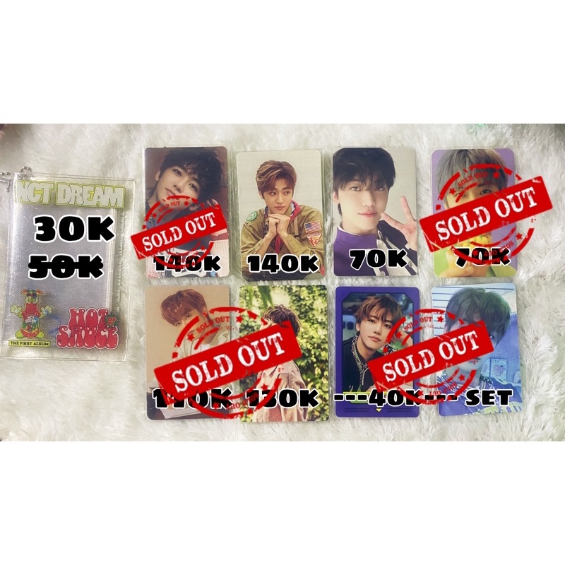 Photocard PC Jaemin Pramuka SG 22 Seanson Greetings Photoholder Hotsa Hot Sauce