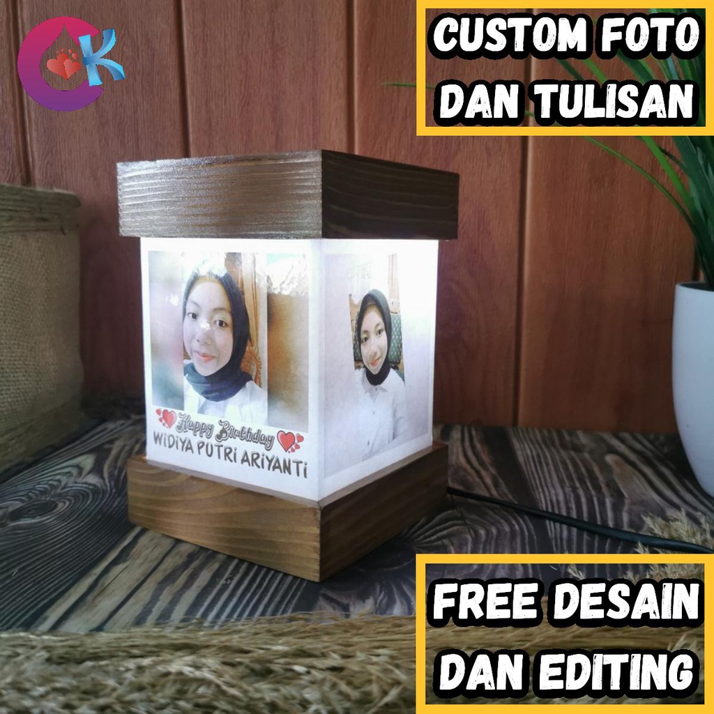 KADO WISUDA PERPISAHAN FAREWELL RESIGN SUAMI ISTRI IBU BAPAK PACAR KEKASIH LAMPU HIAS KOLASE ELEGAN