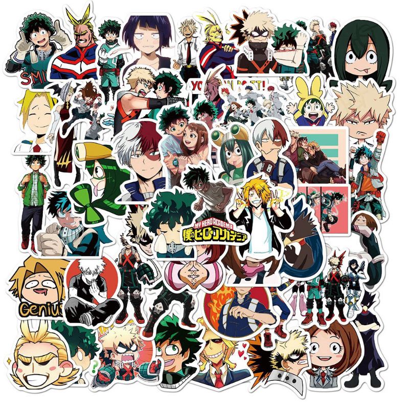 

(32 PCS) Sticker Anime Boku no Hero