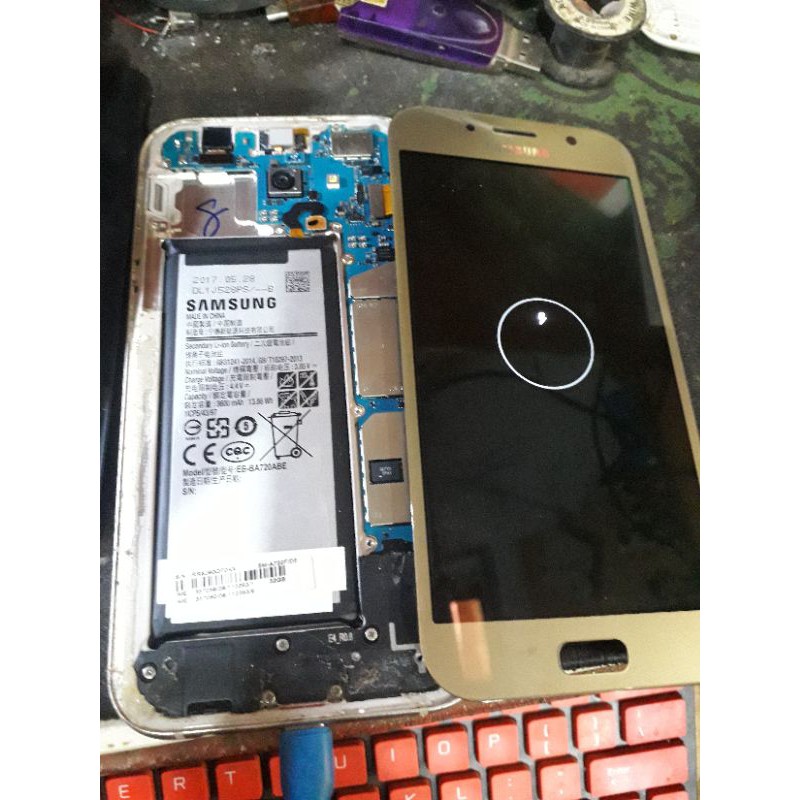 mesin samsung A72017/a720f sein copotan normal