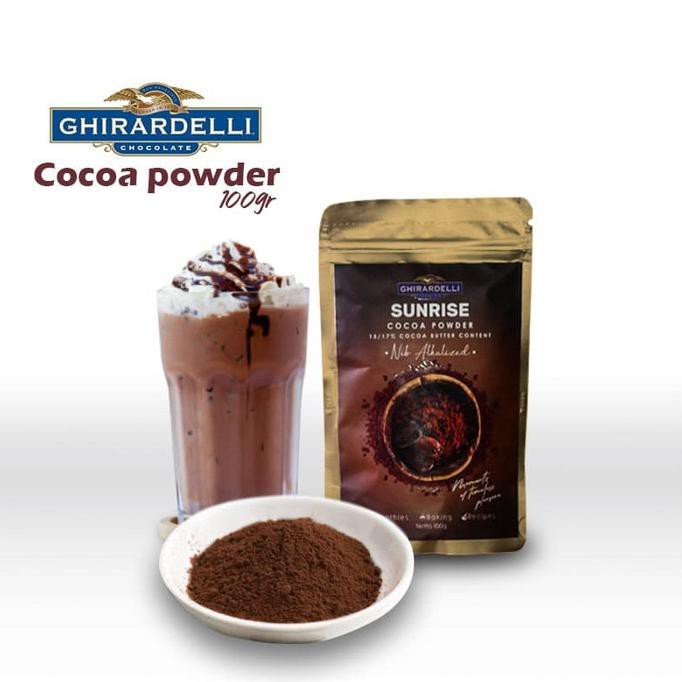 

TERPERCAYA GHIRARDELLI SUNRISE PREMIUM USA COCOA POWER UNSWEET 100GR TERLARIS