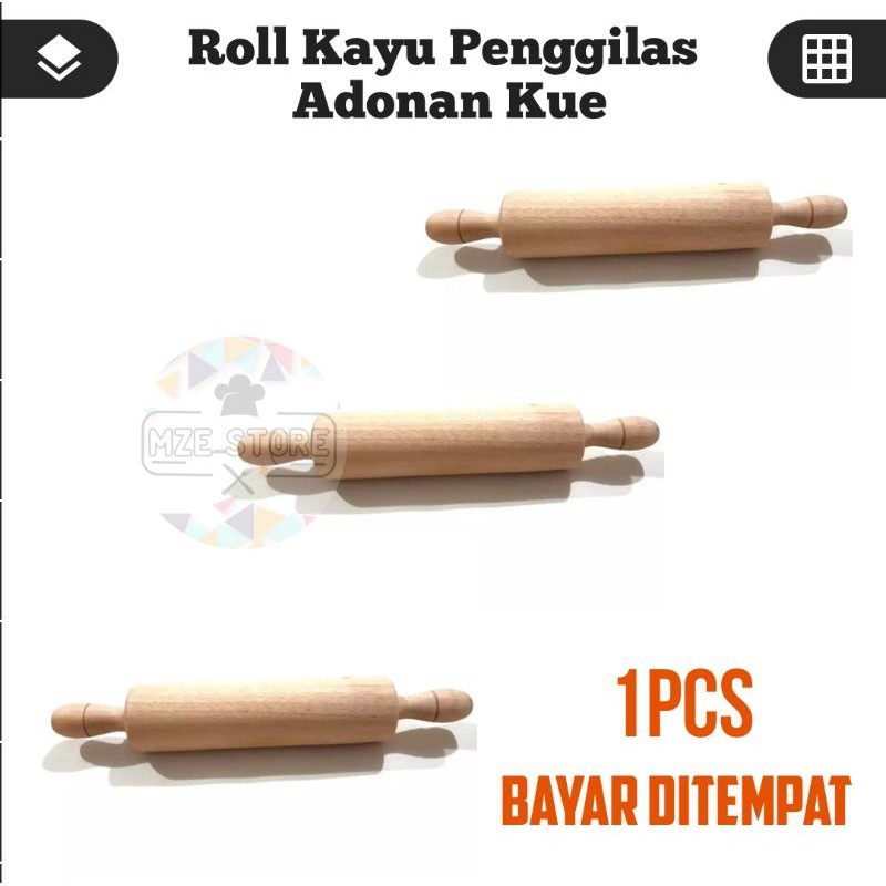 ROLL KAYU PENGGILAS ADONAN KUE