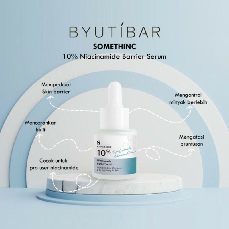 Somethinc 10% dan 5% Niacinamide Barier Serum - 20ml dan 40 ml