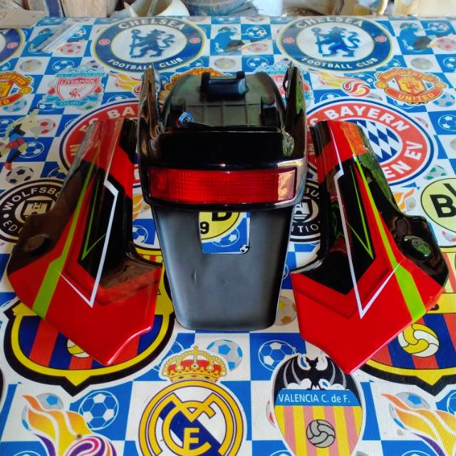Body Belakang+Detabox+Tatakan Jok Ninja KR 150 SSR Model Bejita