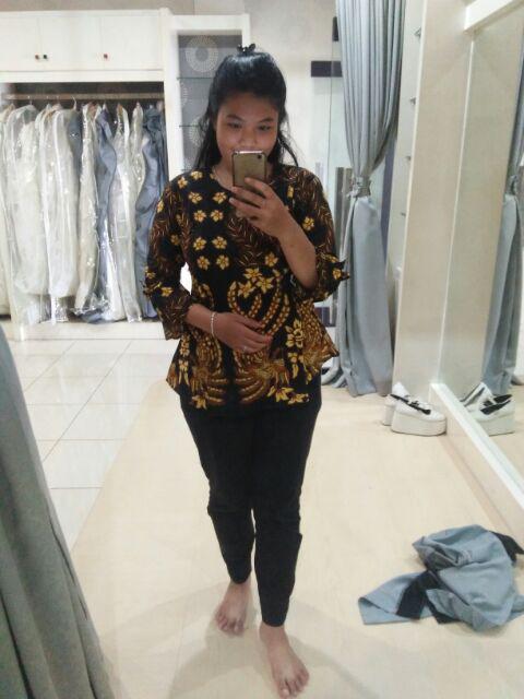 Maura Couple - Sania Ruffle Batik Couple Ori Ndoro Jowi Dnt Garansi Termurah Shopee -