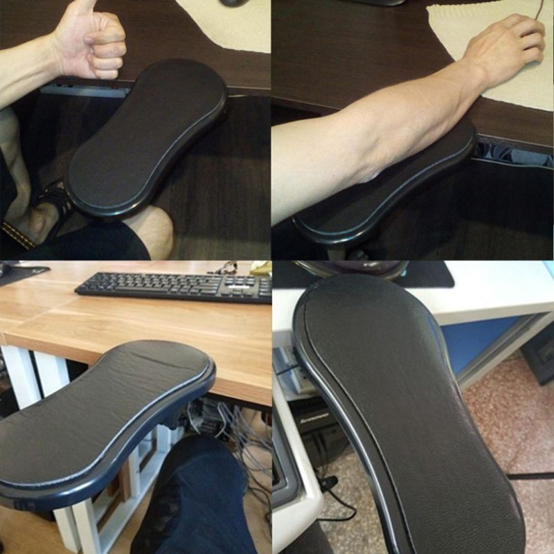 zzz Rotating Computer Arm Rest Pad Ergonomic Adjustable PC Wrist Rest Extender Desk Hand Bracket Home Office Mouse Pad Health Care