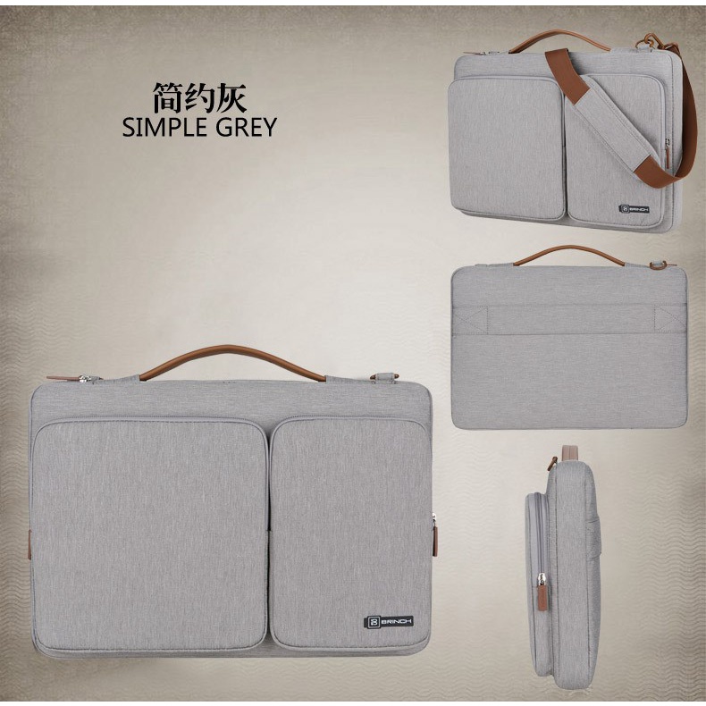 Tas Laptop /Macbook BRINCH Selempang Executive Long Strap 13 inch - Ungu