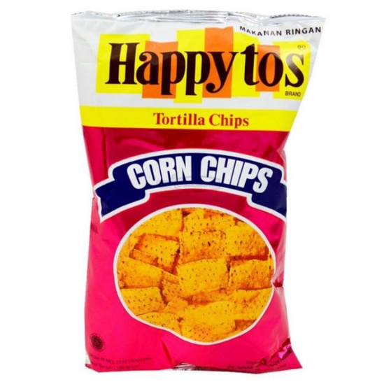 

Happy Tos Snack Tortilla Chips Merah 140gr