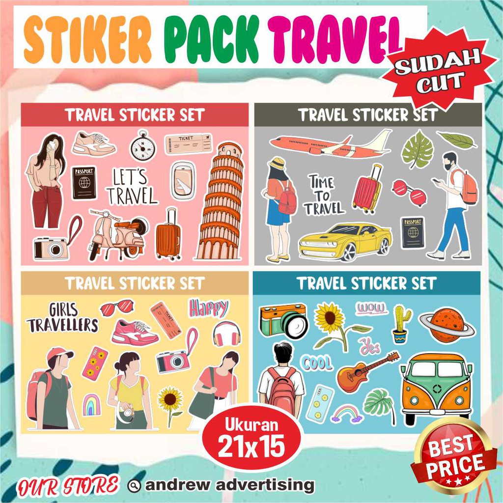 STIKER TRAVEL | STIKER AESTHETIC | STIKER TUMBLR | STIKER HP | STIKER BINDER | STIKER LAPTOP