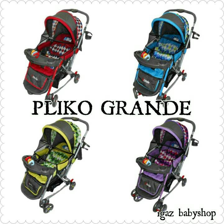 Stroller Pliko Grande With 4 in 1 Features/kereta bayi 4 fungsi