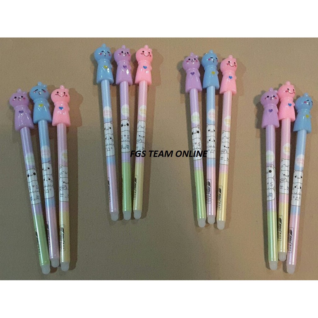 

BOLPEN PEN GEL CUTE FACE/PULPEN PEN GEL CUTE FACE ISI 3 PCS