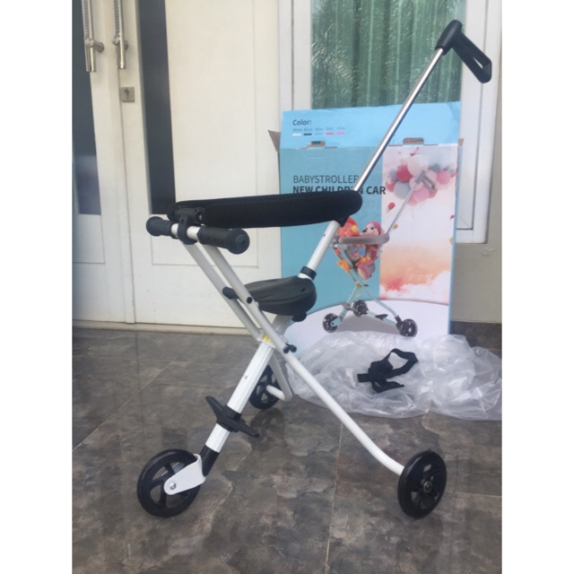 Magic Stroller Roda 3 (105) Jok Kulit warna Basic