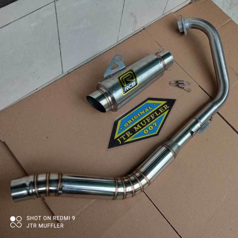 Knalpot racing RCB satria fu vixion R15 v2 v3