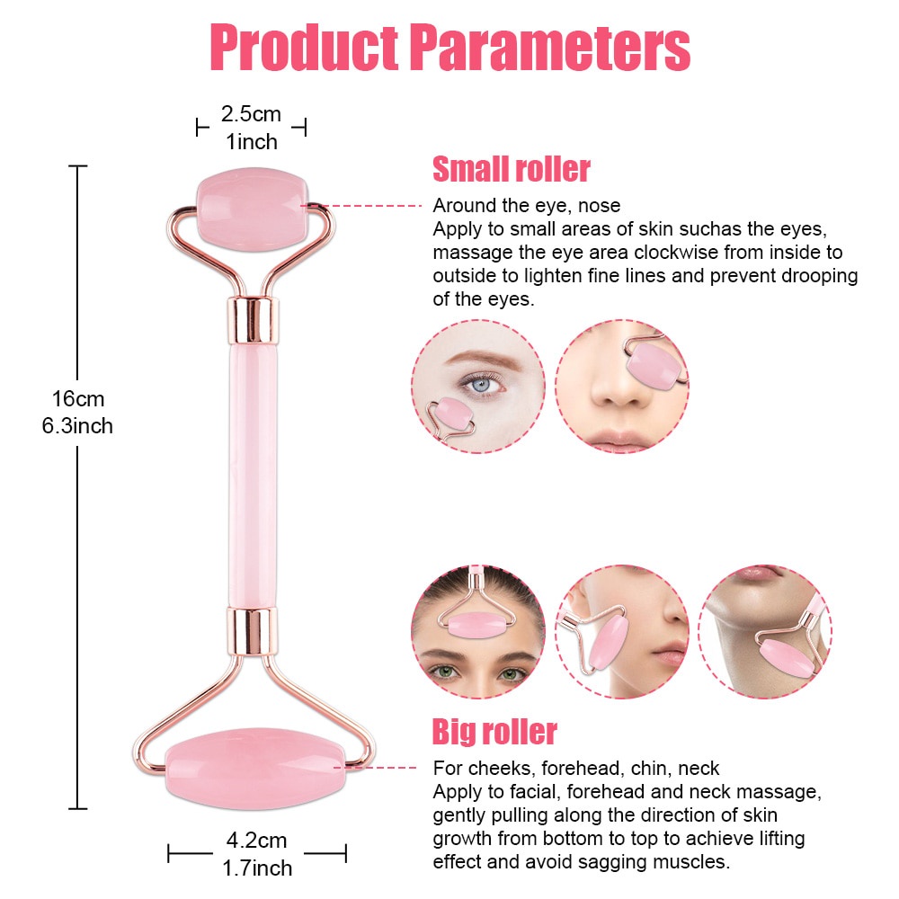 SaLorie Resin Face Massage Roller Face Lift  Slimmer Guasha Massager Wrinkle Double Chin Remover Beauty Slimming Anti Cellulite P00219