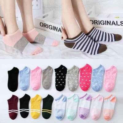 Kaos Kaki Ankle Kaos kaki Cute Kaos Kaki Motif Kaos Kaki Semata Kaki cuci stock U16