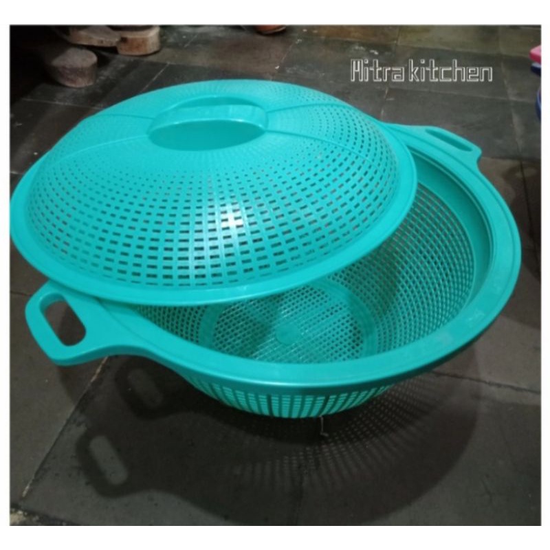 Boboko Plastik Tempat Nasi + Tutup